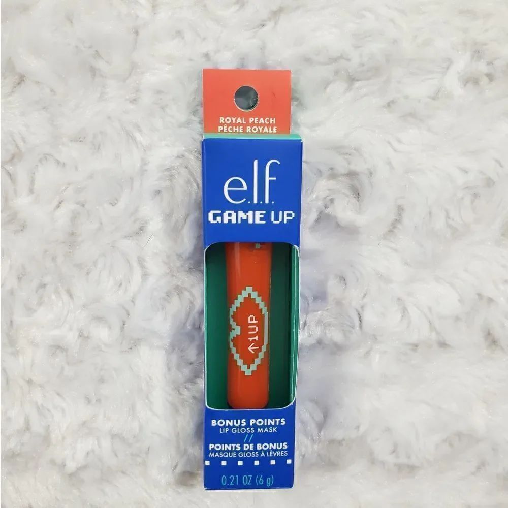 Elf Limited Edition Game Up Royal Peach Lip Gloss Mask